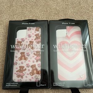 iPhone XR/11 Wildflower phone case bundle